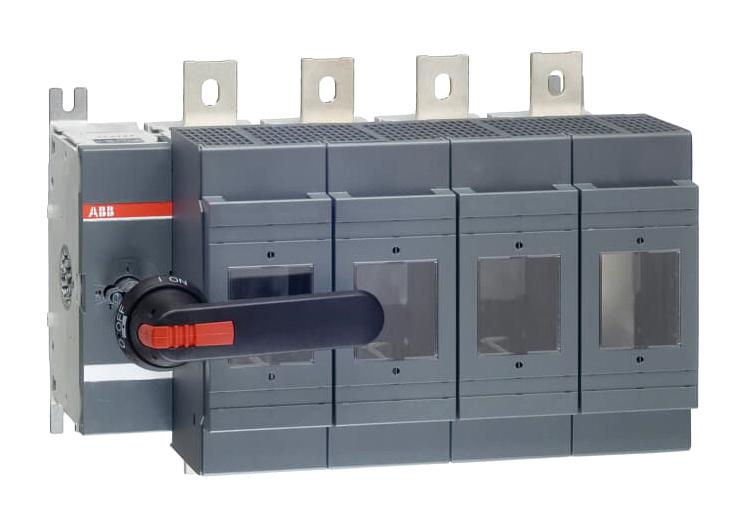 Abb Os800D04N2P Fused Switch, 4 Pole, 4 Fuse, 800A, 690V