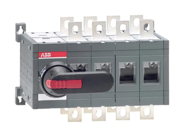 Abb Ot400E04Cp Switch Isolator, 4 Pole, 400A, 415Vac