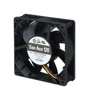 Sanyo Denki 9G1212E101 Dc Axial Fan, 118Cu.ft/min, Ball, 120Mm