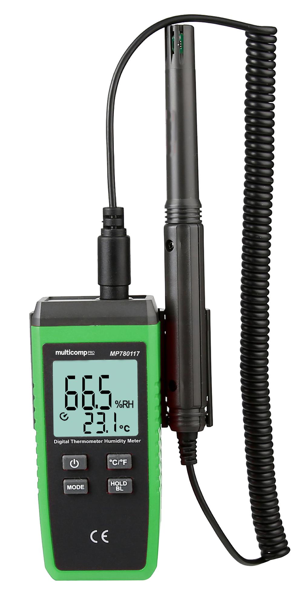 Multicomp Pro Mp780117 Temp & Humidity Meter, 60Deg C/100Rh