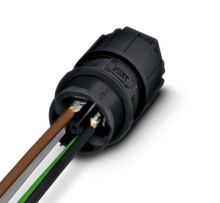 Phoenix Contact 1582160 Cir Cable, Quickon-Free End, 3+Pe, 1M