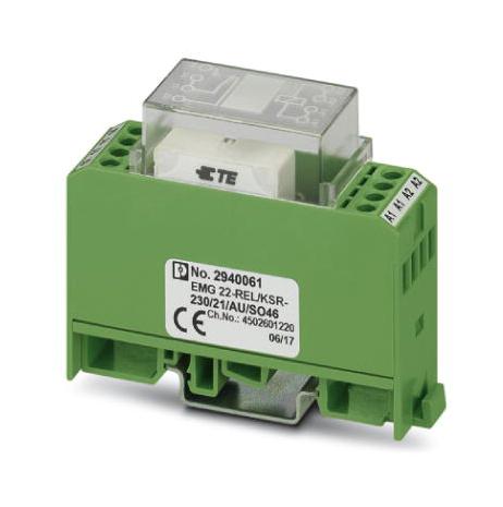 Phoenix Contact 2940061 Relay Module, 0.5A, 150Vdc/125Vac