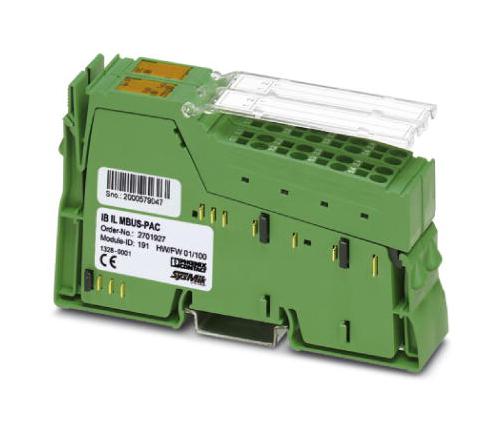 Phoenix Contact 2701927 Inline M-Bus Master Terminal, 0.026A/24V