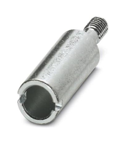 Phoenix Contact 1676860 Guide Socket, Steel Galvanized, Silver