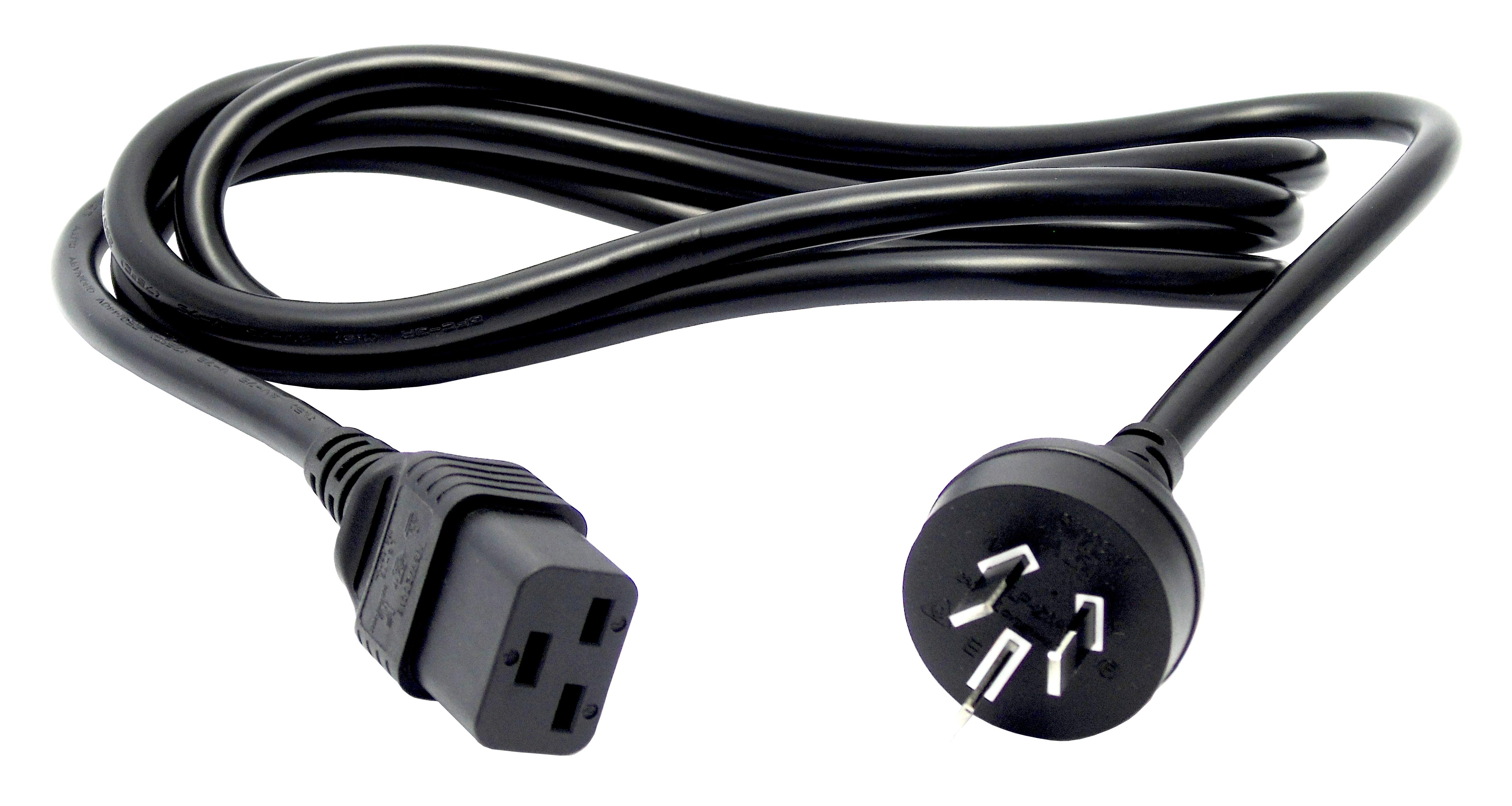 Multicomp Pro Gw-151724 Power Cord, Australia-Iec 60320 C19, 2M