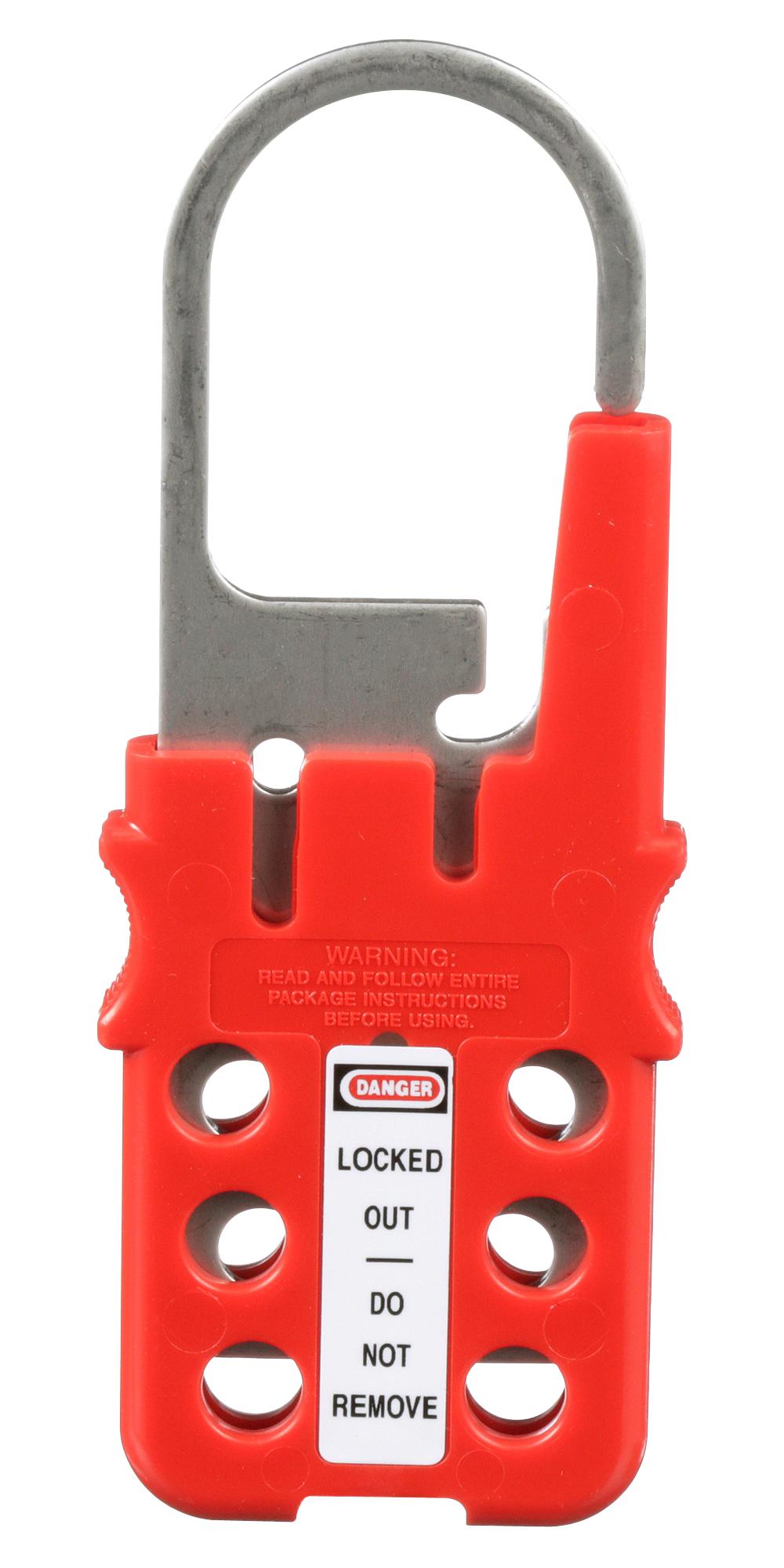 Panduit Psl-Mldh-X Multiple Lockout, Hasp, Pc /abs, Red