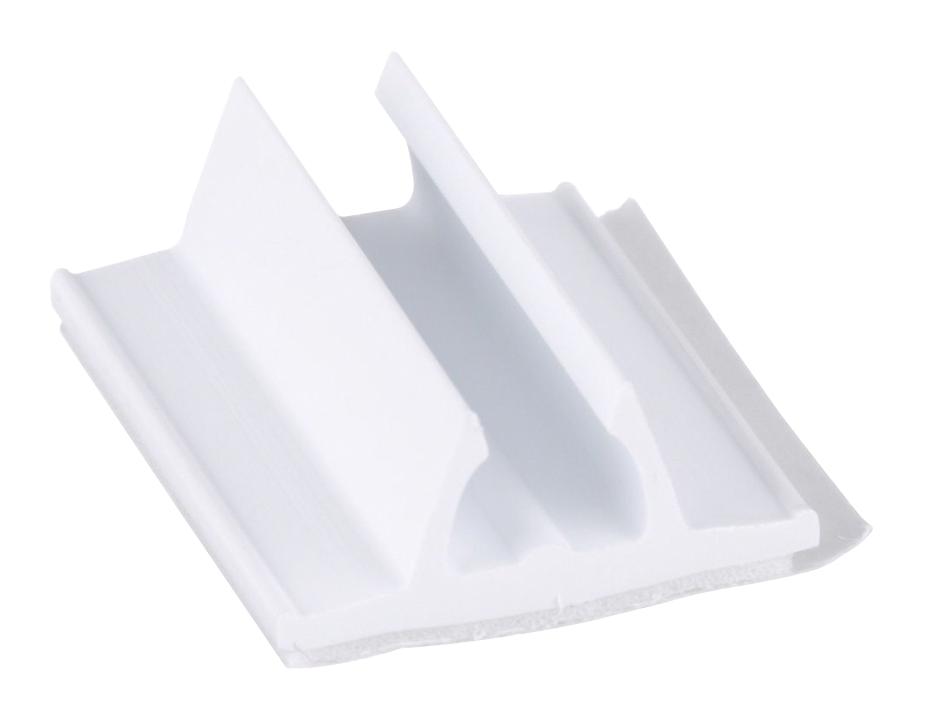 Panduit Amc25-At-C10 Cable Clamp, 7.1Mm, Pvc, White