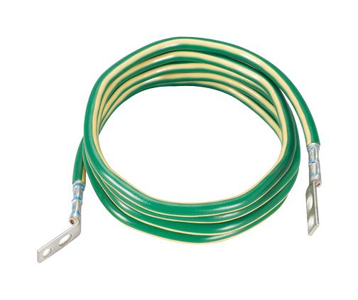 Panduit Gj6240Uh Ground Lead, M6 Lug-45Deg M6 Lug, 6.1M