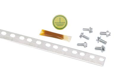 Panduit Rgs13452-10-1 Grounding Strip Kit, 52Ru, 2.3M Lx17Mm W