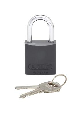 Panduit Psl-7Bl Lockout Padlock, 38.1Mm, Alum/stl, Black