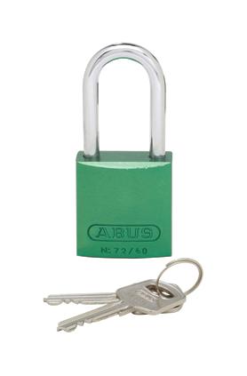 Panduit Psl-7Gr-Ls Lockout Padlock, 38.1Mm, Alum/steel, Grn