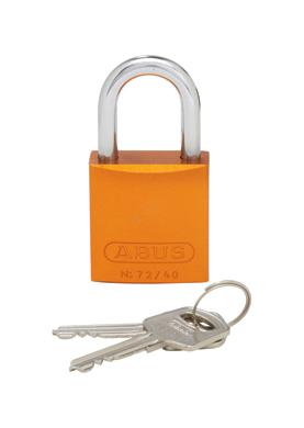 Panduit Psl-7Or Lockout Padlock, 38.1Mm, Alum/stl, Org