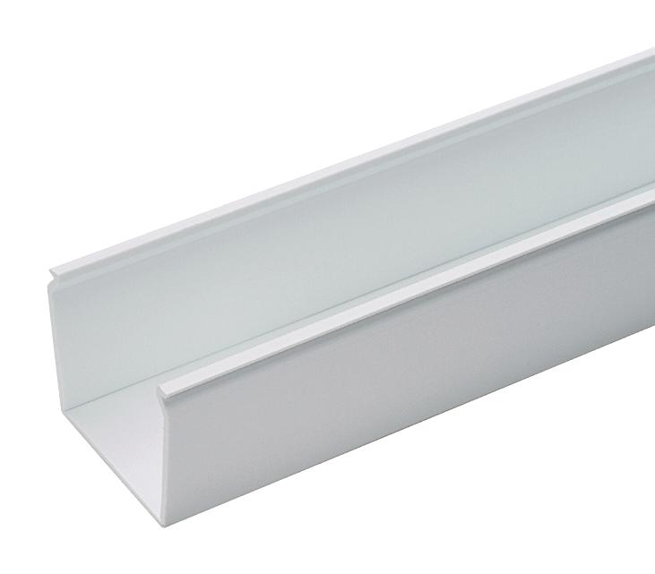 Panduit Fs1X1Wh6Nm Sld Duct Nmtg, Pvc,1X1X6', Wht, 6Ft