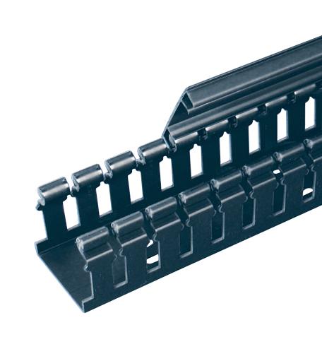 Panduit H3X3Bl6 Slot Hinge Duct,pvc,3X3X6',bl, 6Ft