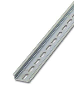 Phoenix Contact 1210019 Din Mounting Rail, Steel, 2M