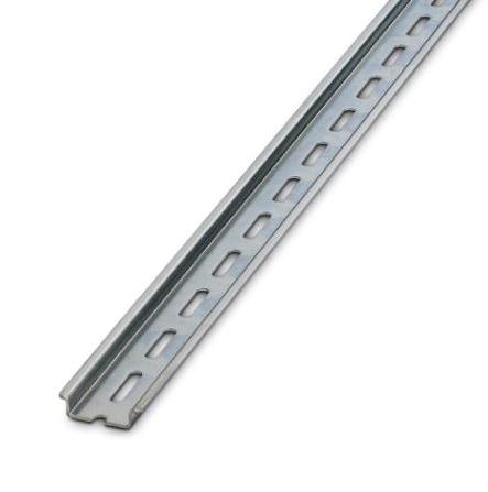 Phoenix Contact 1206418 Din Mounting Rail, Steel, 2M