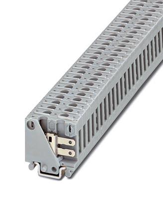 Phoenix Contact 1406014 Din Rail Tb, Slip-On, 8Pos, 20-18Awg