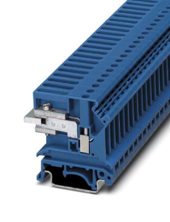 Phoenix Contact 3031092 Din Rail Tb, Screw, 2Pos, 24-10Awg