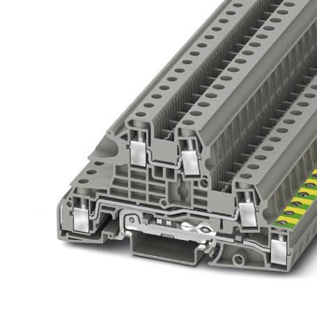 Phoenix Contact 3076040 Din Rail Tb, Screw, 5Pos, 24-8Awg