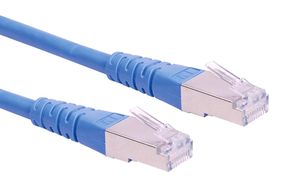 Roline 21.15.1404 Patch Cord, Rj45 Plug-Plug, 20M, Blu