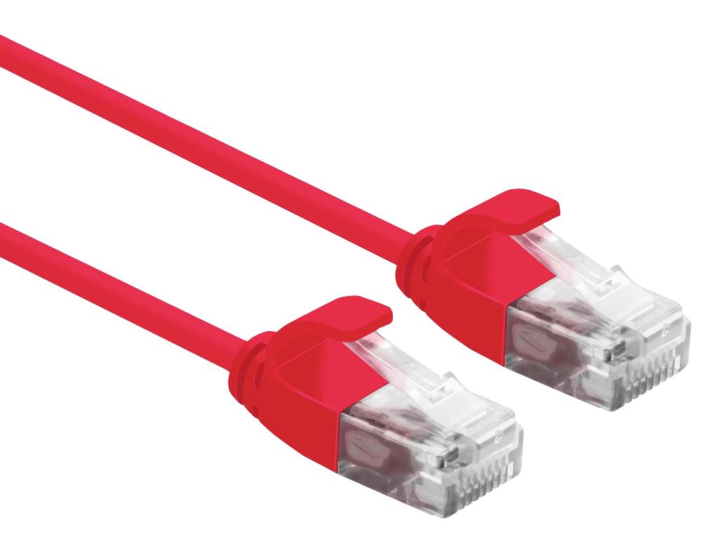 Roline 21.15.3915 Patch Cord, Rj45 Plug-Plug, 2M, Red