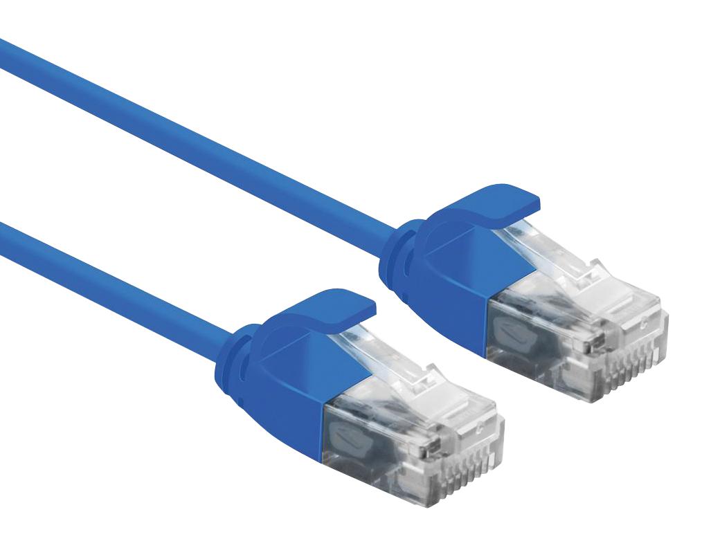 Roline 21.15.3940 Patch Cord, Rj45 Plug-Plug, 150Mm, Blu