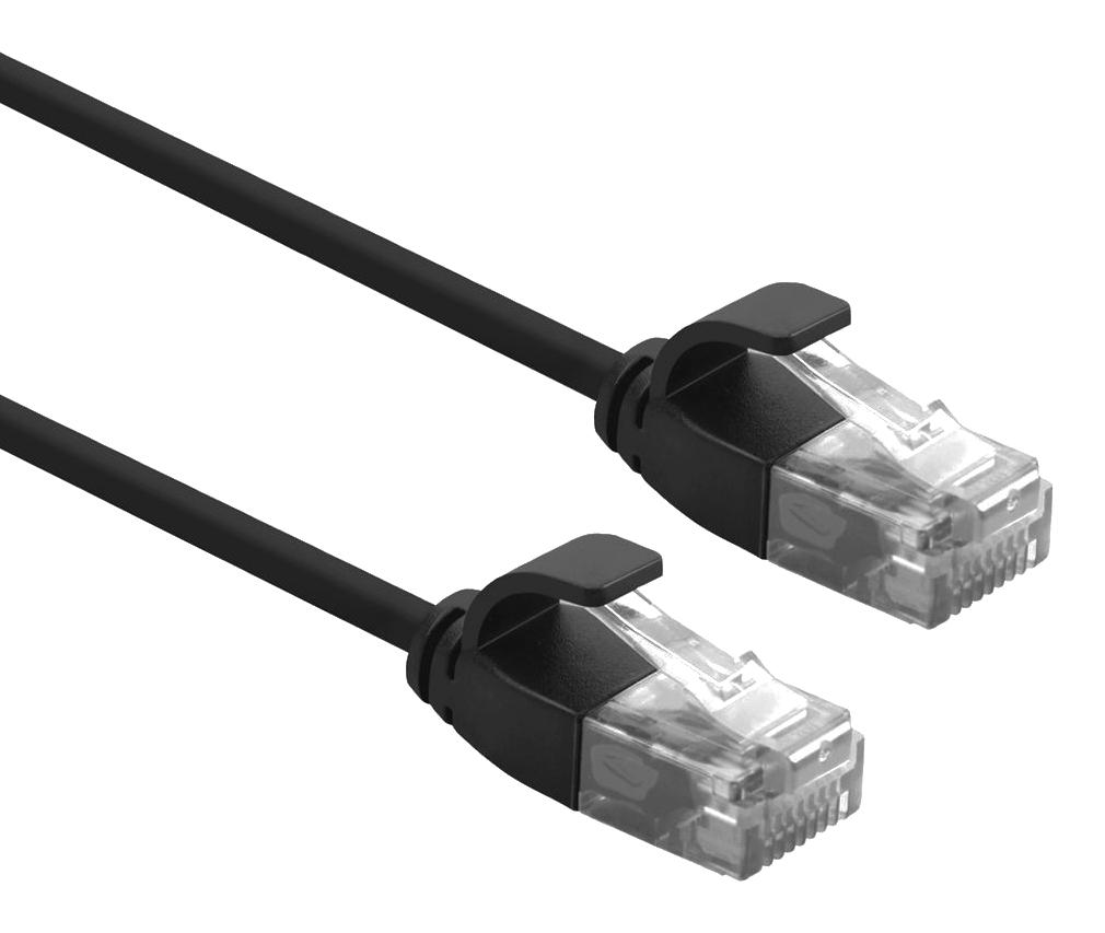 Roline 21.15.3957 Patch Cord, Rj45 Plug-Plug, 5M, Blk