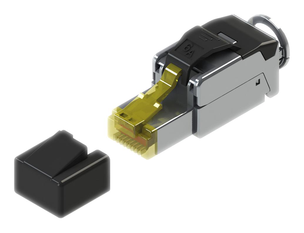 Roline 21.17.0323 Rj45 Connector, Plug, 8P8C, 1Port, Cat6A