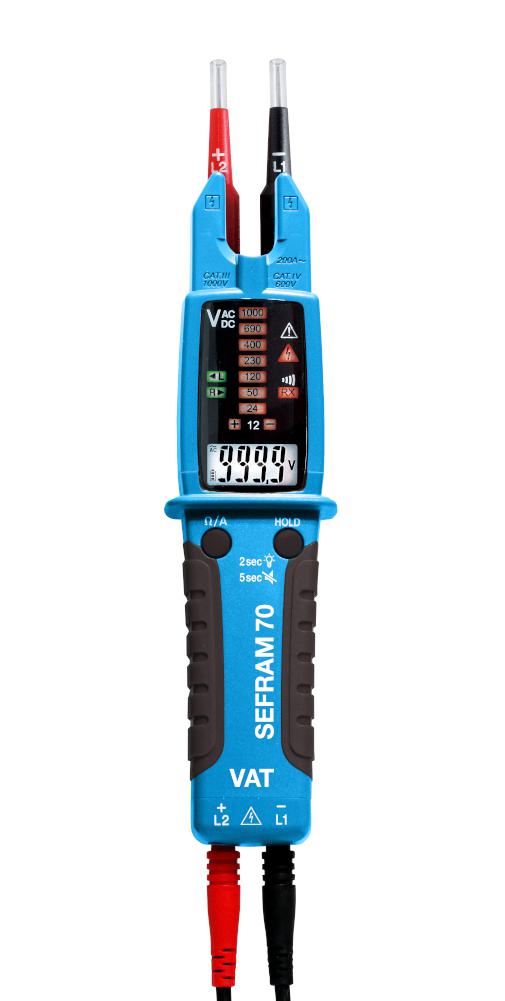 Sefram Sefram 70 Clampmeter And Multimeter, 200A, 1Kv