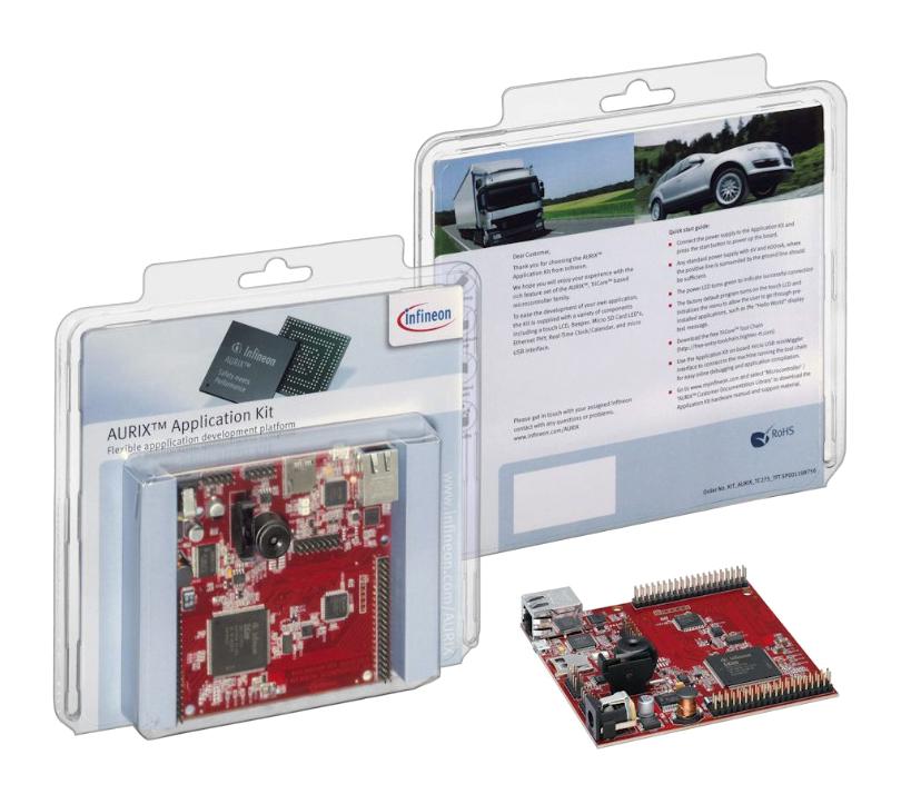 Infineon Kitaurixtc234Tfttobo1 Application Kit, Tricore Tft Display