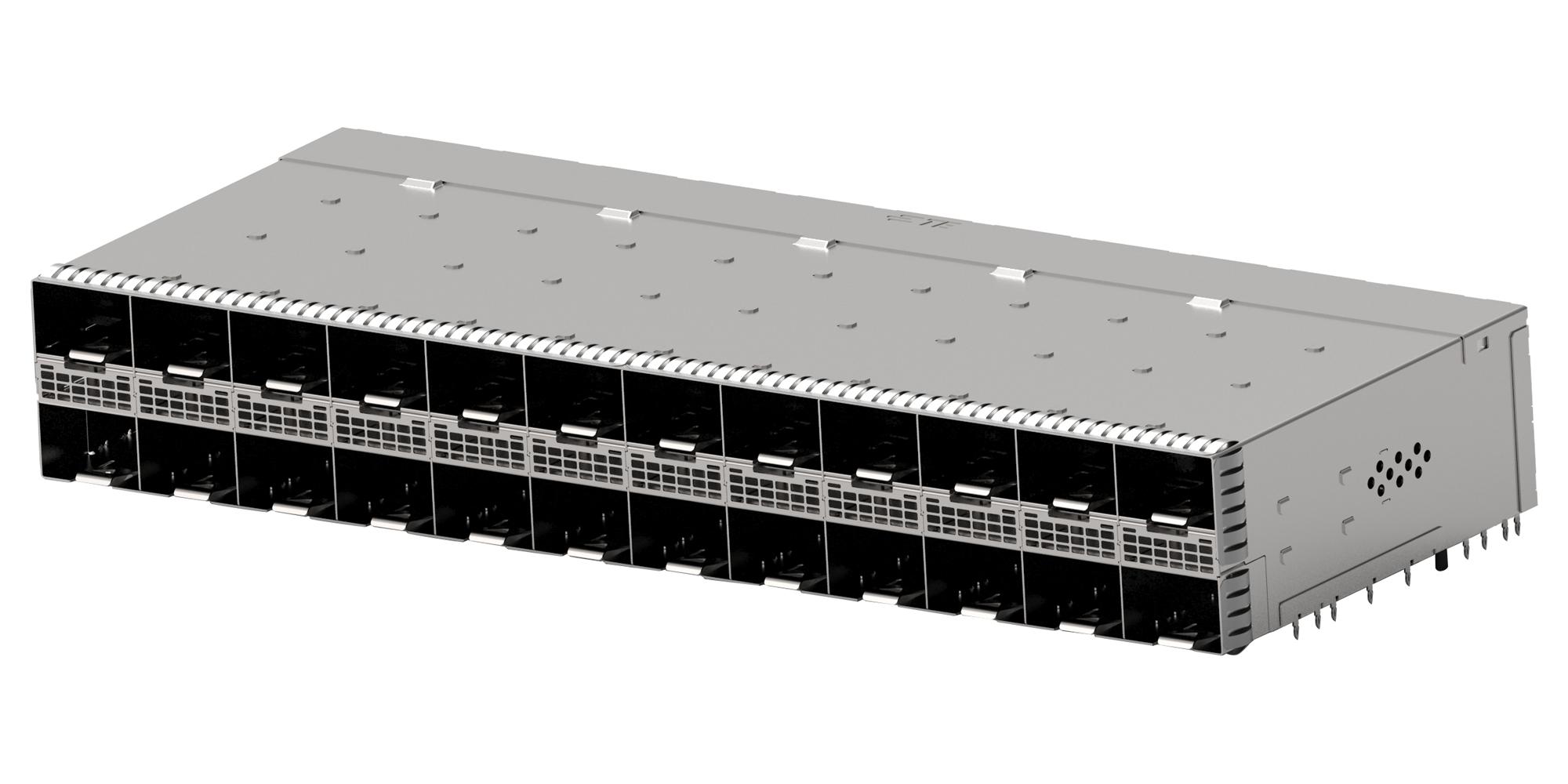 Te Connectivity 2357518-1 Zsfp+ Connector, Rcpt, 480Pos, Press Fit