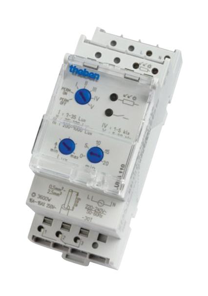 Theben Luna110 Timeswitch, Spdt, 16A, Relay, 0S-20Min