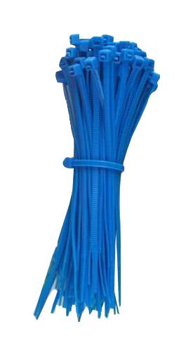 Pro Elec Pelb0149 Cable Tie, Nylon 6.6, 100Mm, Blue, Pk100