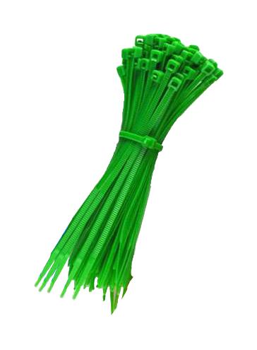 Pro Elec Pelb0156 Cable Tie, Nylon 6.6, 200Mm, Green,pk100