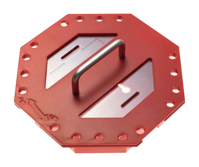 Panduit Psl-1025 Lock Box, Polypropylene, Red