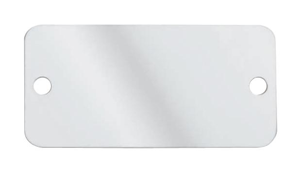 Panduit Mmp350W17-Q-M Marker Plate, Stainless Steel, Natural