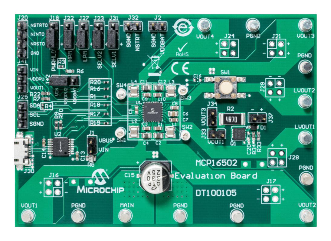 Microchip Dt100105 Eval Board, Buck Regulator