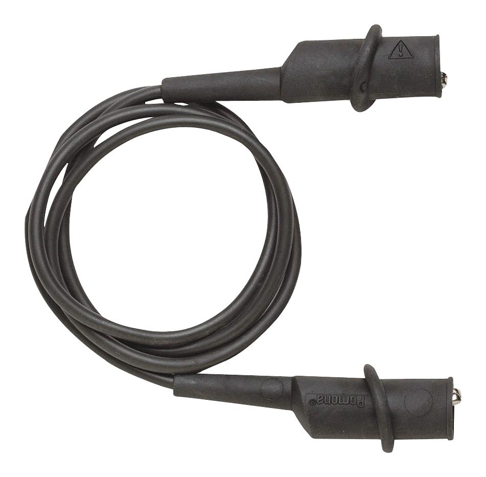 Pomona 6576-24-0 Test Lead, Alligator Clip, 609.6Mm, Blk