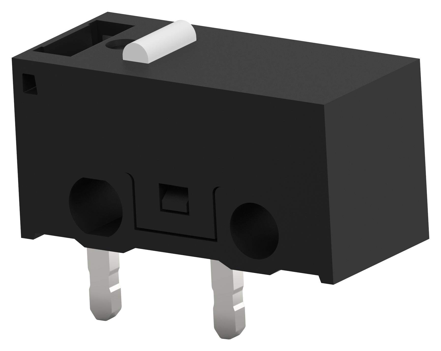 Alcoswitch - Te Connectivity Saj101Xpp0N74Snoptq Microsw, Spst, Pin Plunger, 0.1A, 30Vdc