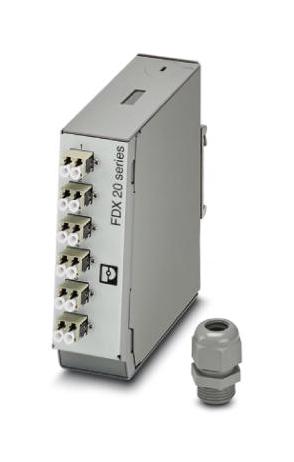 Phoenix Contact 1019713 Din Rail Splice Box, 6 X Lc Duplex