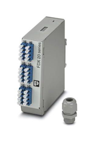 Phoenix Contact 1019707 Din Rail Splice Box, 12 X Lc Duplex