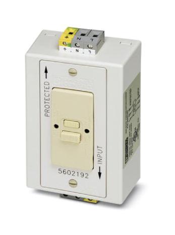 Phoenix Contact 5602192 Gfci, Rcpt, Blank, 20A, 125V, Din Rail