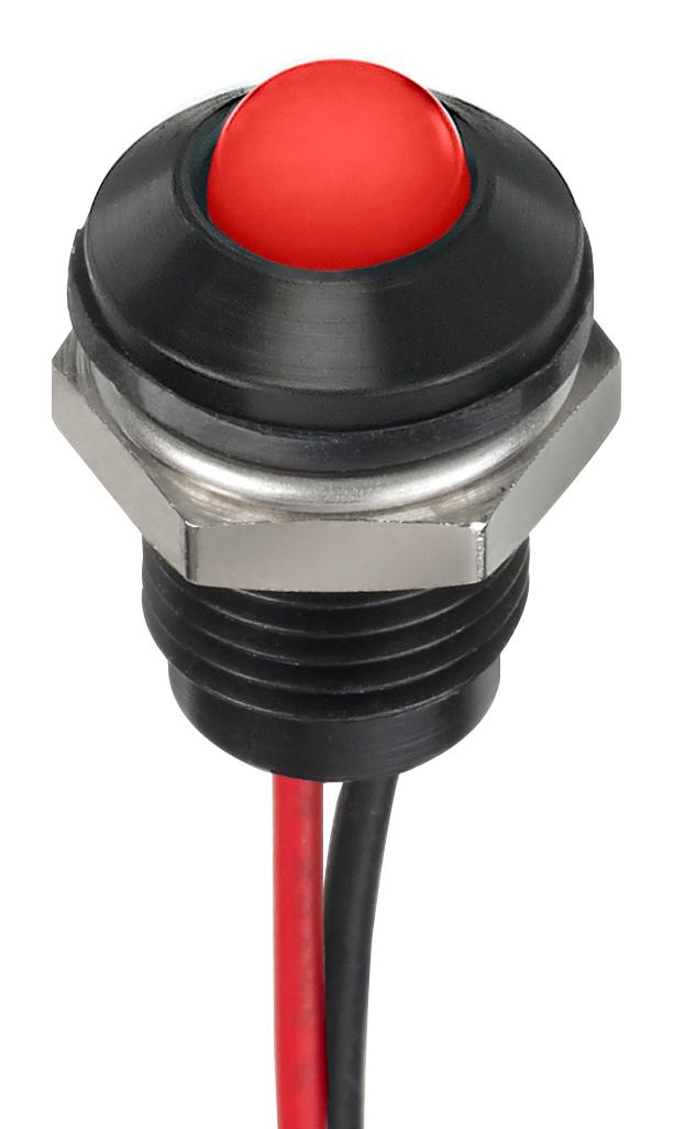 Apem Q6P5Bxxhr24E Led Panel Indicator, Red, 6Mm, 24Vdc