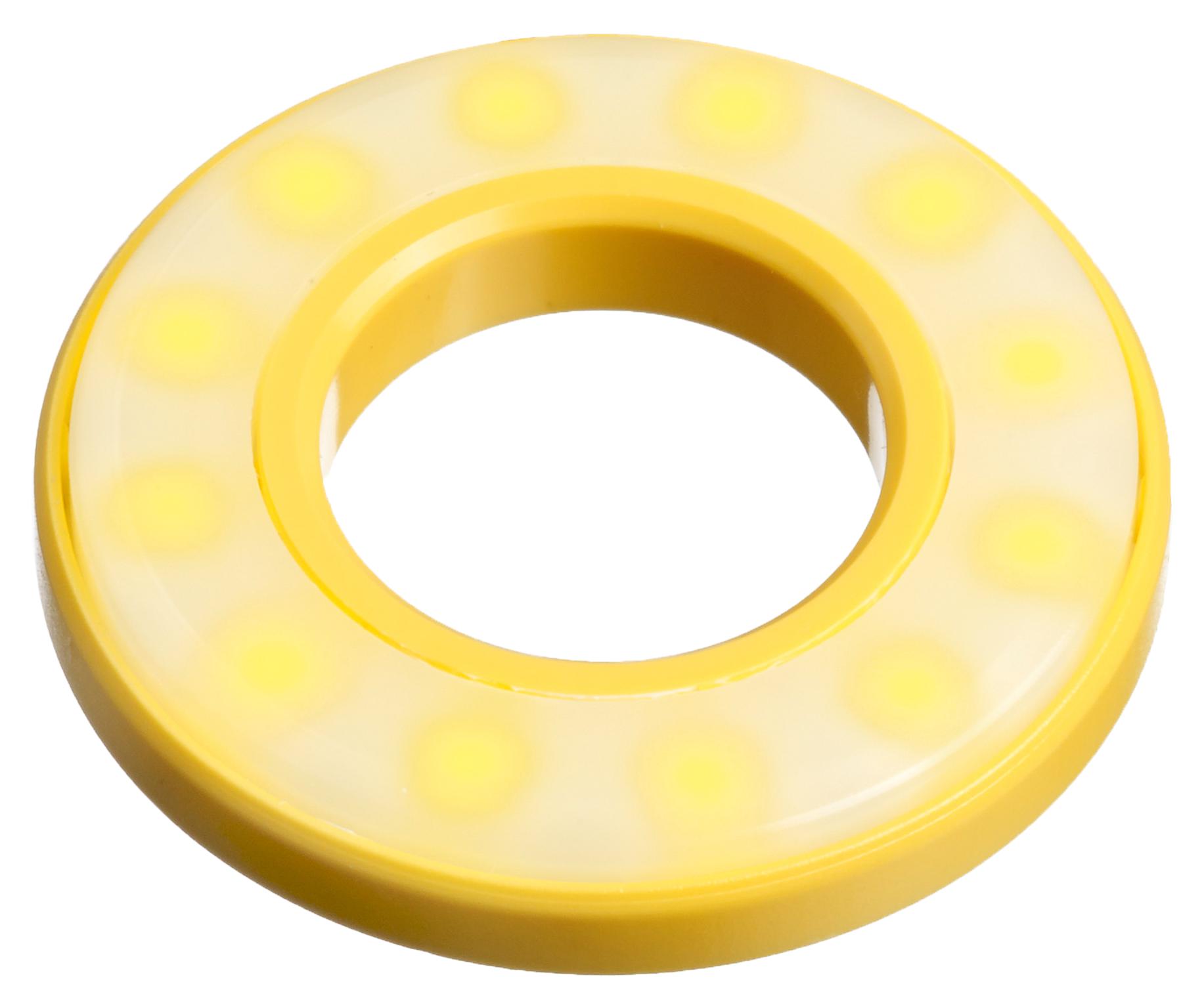 Apem Qh19057Yc Led Panel Indicator, Yellow, 19Mm, 24Vdc