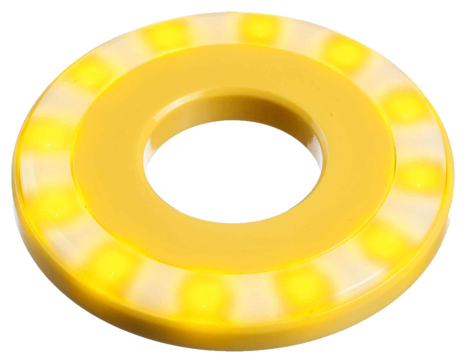 Apem Qh22L57Yc Led Panel Indicator, Yellow, 22Mm, 24Vdc