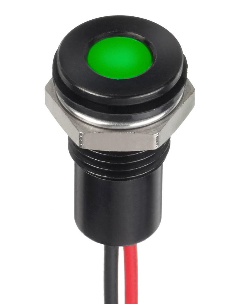 Apem Q6F5Byyrg12E Led Panel Indicator, 6Mm, Red/green