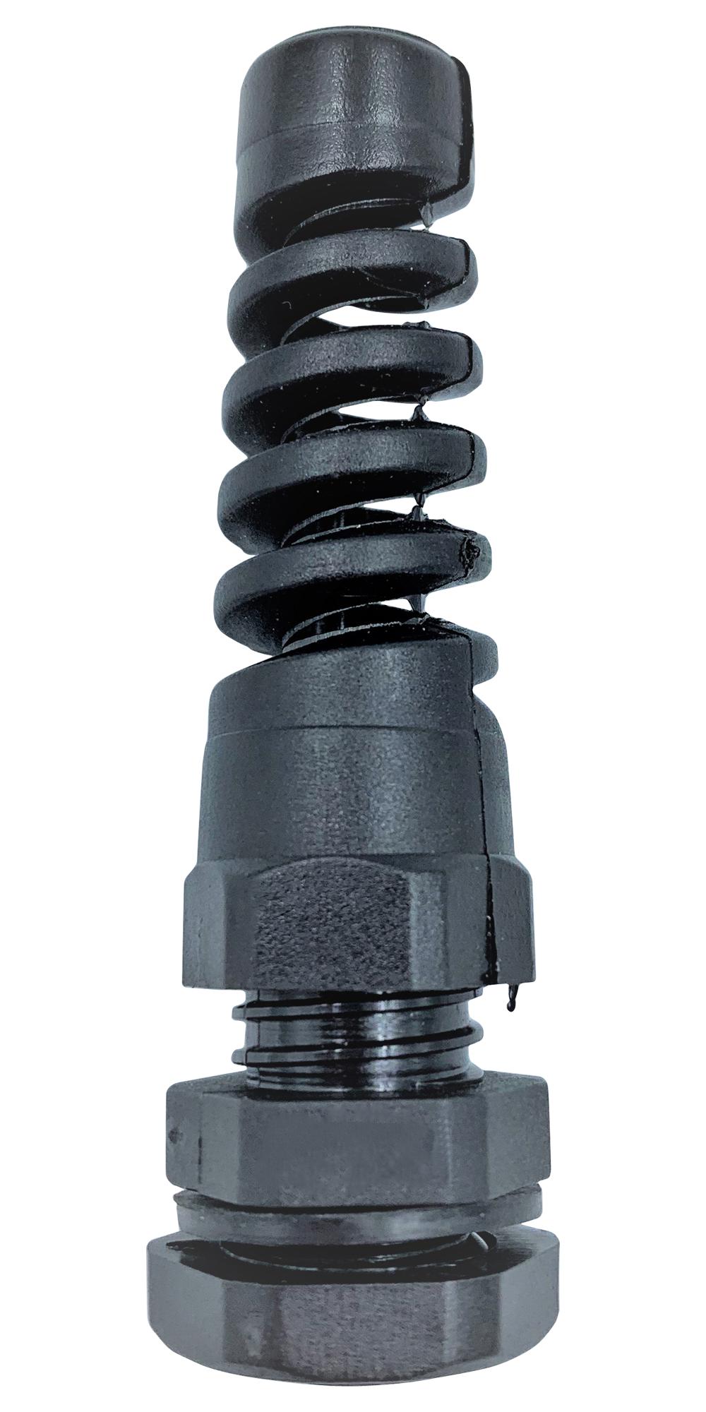 Pro Elec Pelb0251 Cable Gland, Pa/nbr, 4Mm-8Mm, Black