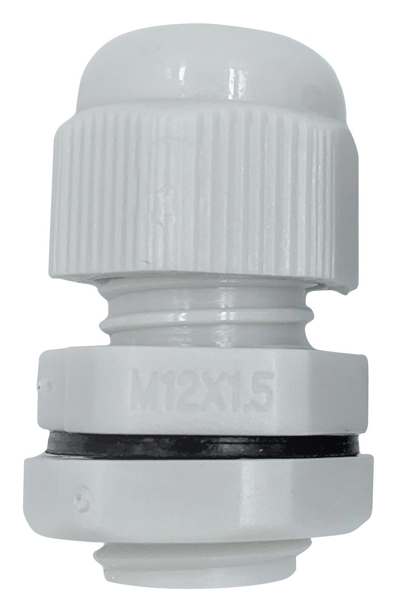 Pro Elec Pelb0267 Cable Gland, Pa/nbr, 4Mm-8Mm, White