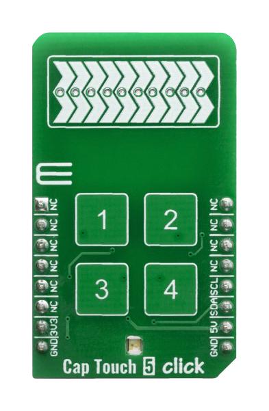 Mikroelektronika Mikroe-3786 Cap Touch 5 Click Board