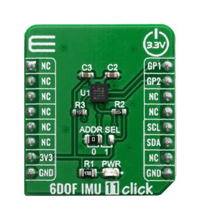 Mikroelektronika Mikroe-3869 6Dof Imu 11 Click Board